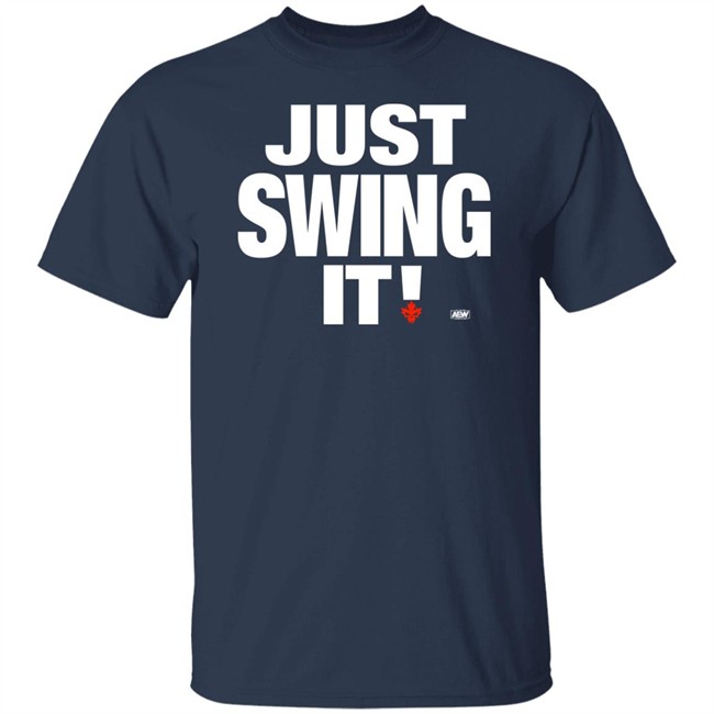 Shop AEW Shawn Spears Just Swing It Shirt Shop AEW Shawn Spears Just Swing It Shirt