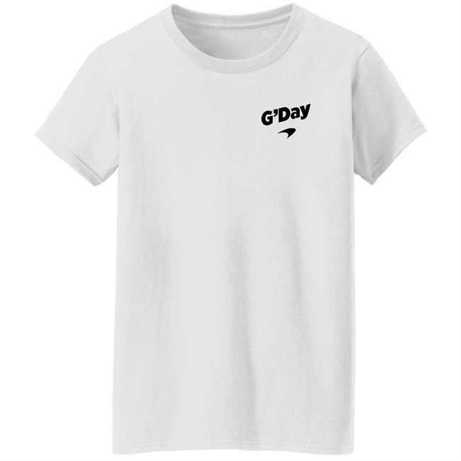 Mc Laren Store Merch Daniel Ricciardo G'Day T Shirt Mc Laren Store Merch Daniel Ricciardo G'Day T Shirt
