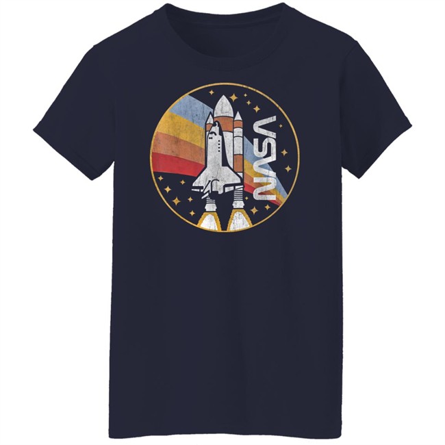 Harriet Hunt Nasa Shuttle Launch With Rainbow Shirt Harriet Hunt Nasa Shuttle Launch With Rainbow Shirt