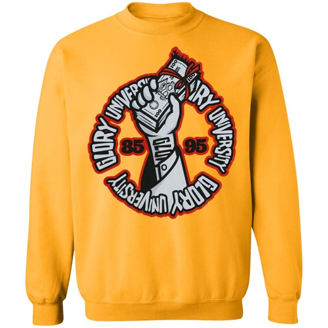 Chief Keef Merch Glo Gang Worldwide Glory Alumni Tee Shirt Glory University 85-95 Chief Keef Merch Glo Gang Worldwide Glory Alumni Tee Shirt Glory University 85-95