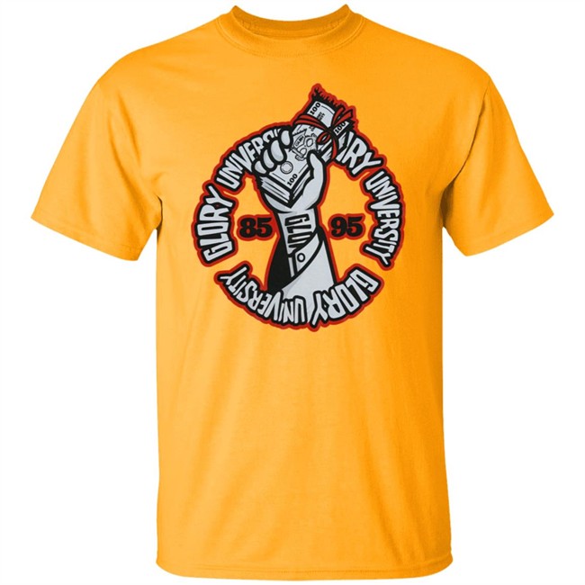 Chief Keef Merch Glo Gang Worldwide Glory Alumni Tee Shirt Glory University 85-95 Chief Keef Merch Glo Gang Worldwide Glory Alumni Tee Shirt Glory University 85-95