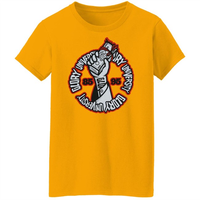 Chief Keef Merch Glo Gang Worldwide Glory Alumni Tee Shirt Glory University 85-95 Chief Keef Merch Glo Gang Worldwide Glory Alumni Tee Shirt Glory University 85-95