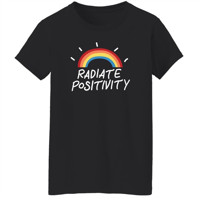 Kye Radiate Positivity Rainbow Pride Shirt Kye Radiate Positivity Rainbow Pride Shirt