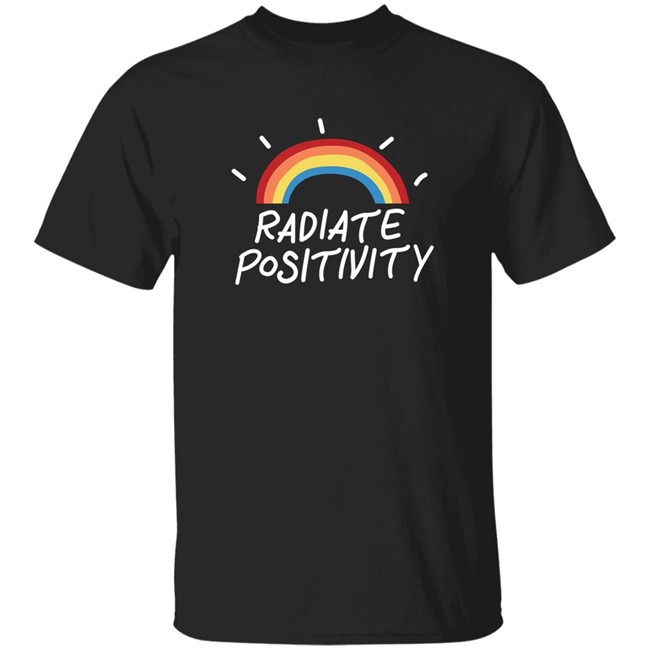 Kye Radiate Positivity Rainbow Pride Shirt Kye Radiate Positivity Rainbow Pride Shirt