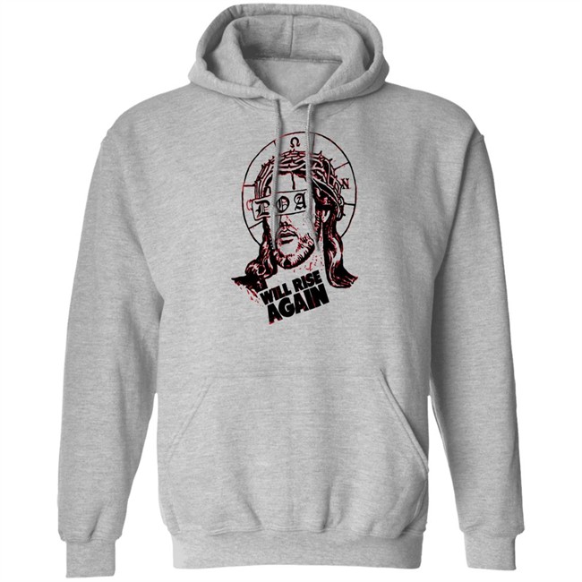 D.O.A. Jesus Will Rise Again White T Shirt D.O.A. Jesus Will Rise Again White T Shirt