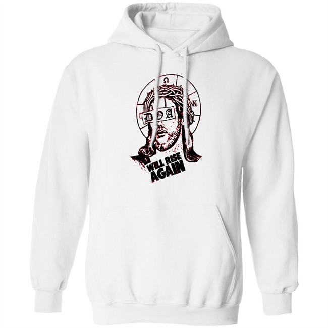 D.O.A. Jesus Will Rise Again White T Shirt D.O.A. Jesus Will Rise Again White T Shirt