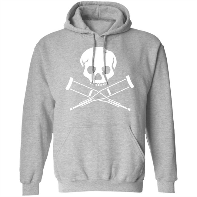 Jackass Merch Skull & Crutches T Shirt Merch Method Jackass Merch Skull & Crutches T Shirt Merch Method