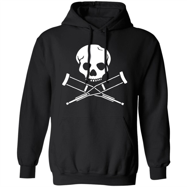 Jackass Merch Skull & Crutches T Shirt Merch Method Jackass Merch Skull & Crutches T Shirt Merch Method