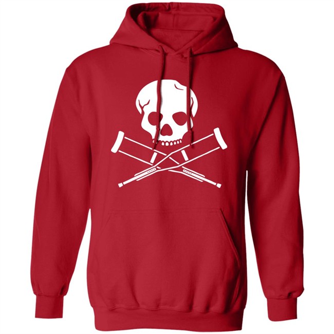 Jackass Merch Skull & Crutches T Shirt Merch Method Jackass Merch Skull & Crutches T Shirt Merch Method