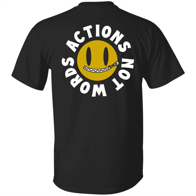 Chris Bumstead Cbum Fitness Merch Actions Not Words T Shirt Chris Bumstead Cbum Fitness Merch Actions Not Words T Shirt
