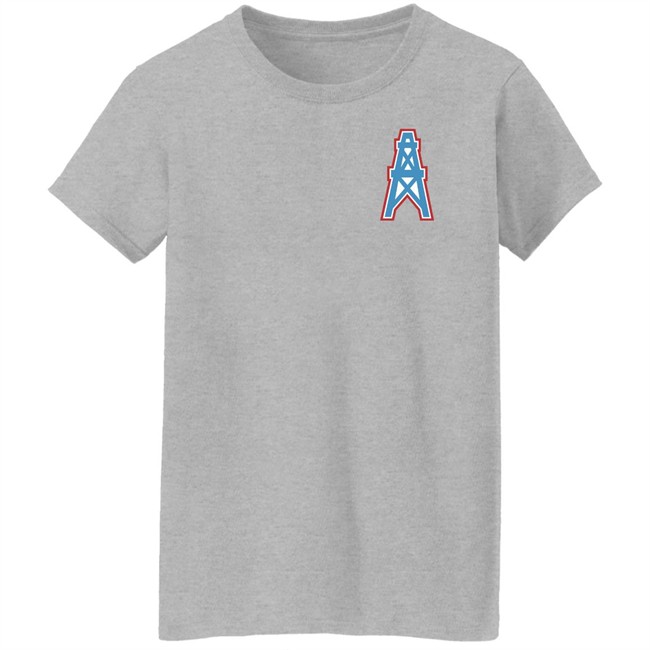 Ryan Tannehill Houston Tower Oilers Long Sleeve T Shirt Houston Oilers Logo Shirt Ryan Tannehill Houston Tower Oilers Long Sleeve T Shirt Houston Oilers Logo Shirt