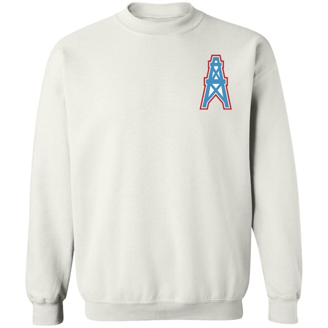 Ryan Tannehill Houston Tower Oilers Long Sleeve T Shirt Houston Oilers Logo Shirt Ryan Tannehill Houston Tower Oilers Long Sleeve T Shirt Houston Oilers Logo Shirt