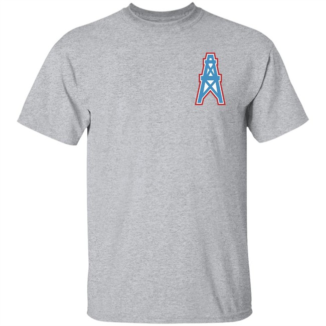 Ryan Tannehill Houston Tower Oilers Long Sleeve T Shirt Houston Oilers Logo Shirt Ryan Tannehill Houston Tower Oilers Long Sleeve T Shirt Houston Oilers Logo Shirt