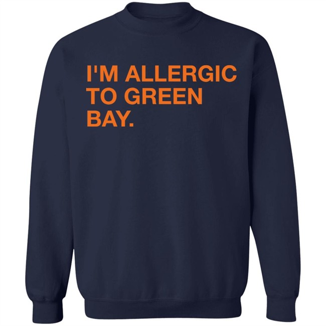 Obvious Shirts Shop I'm Allergic To Green Bay Shirt Obvious Shirts Shop I'm Allergic To Green Bay Shirt