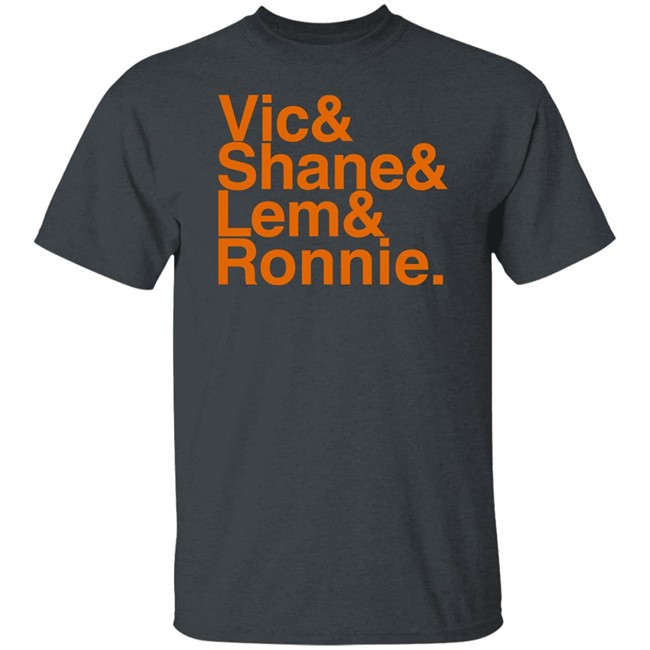 The Shield Strike Team T Shirt Vic Shane Lem Ronnie The Shield Strike Team T Shirt Vic Shane Lem Ronnie