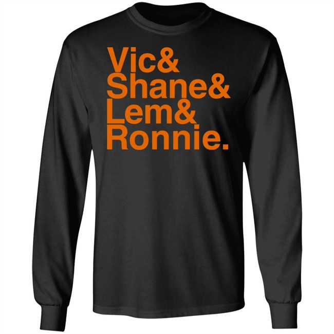The Shield Strike Team T Shirt Vic Shane Lem Ronnie The Shield Strike Team T Shirt Vic Shane Lem Ronnie