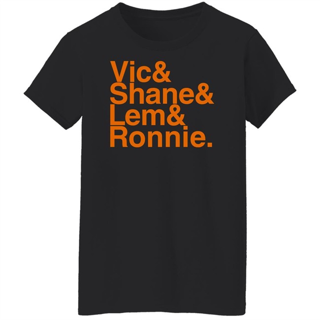 The Shield Strike Team T Shirt Vic Shane Lem Ronnie The Shield Strike Team T Shirt Vic Shane Lem Ronnie