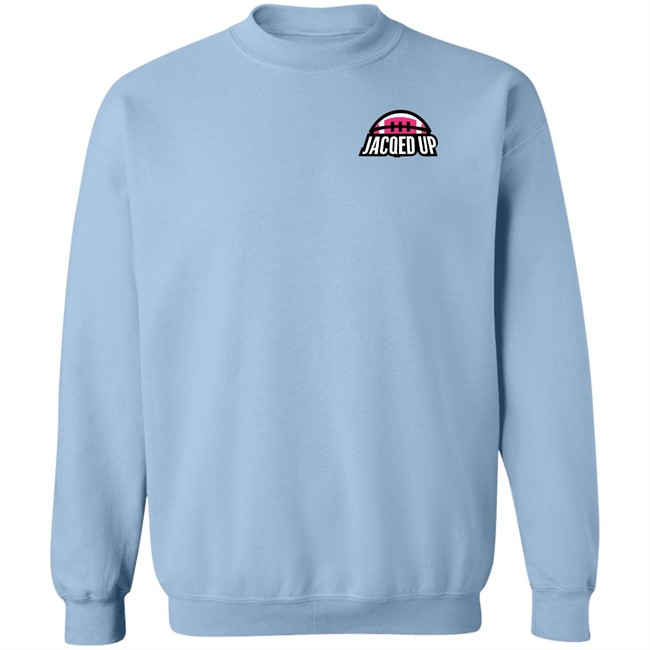 Barstool Sports Store KFC Radio JACQED UP Crewneck Sweatshirt Barstool Sports Store KFC Radio JACQED UP Crewneck Sweatshirt
