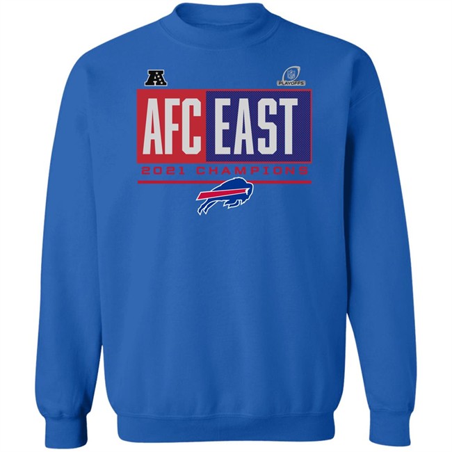 Shop Bills 2021 AFC East Division Champions T-Shirt NFL Shop Bills 2021 AFC East Division Champions T-Shirt