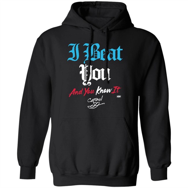 All Elite Wrestling AEW Shop Shawn Dean I Beat You And You Know It T Shirt All Elite Wrestling AEW Shop Shawn Dean I Beat You And You Know It T Shirt