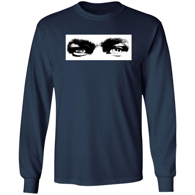 Kaytranada Merch Kaytranada Eyes Long Sleeve Tee Kaytranada Merch Kaytranada Eyes Long Sleeve Tee