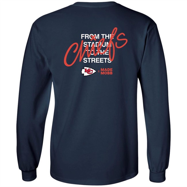 From The Stadium To The Streets Made Mobb X Kansas City Chiefs Hoodie From The Stadium To The Streets Made Mobb X Kansas City Chiefs Hoodie