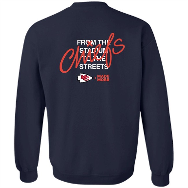 From The Stadium To The Streets Made Mobb X Kansas City Chiefs Hoodie From The Stadium To The Streets Made Mobb X Kansas City Chiefs Hoodie