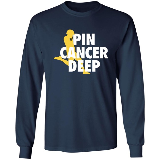 Pin Cancer Deep Brad Robbins 91 T Shirt Blue By Ninety Shop Merch Blue By 90 Pin Cancer Deep Brad Robbins 91 T Shirt Blue By Ninety Shop Merch Blue By 90