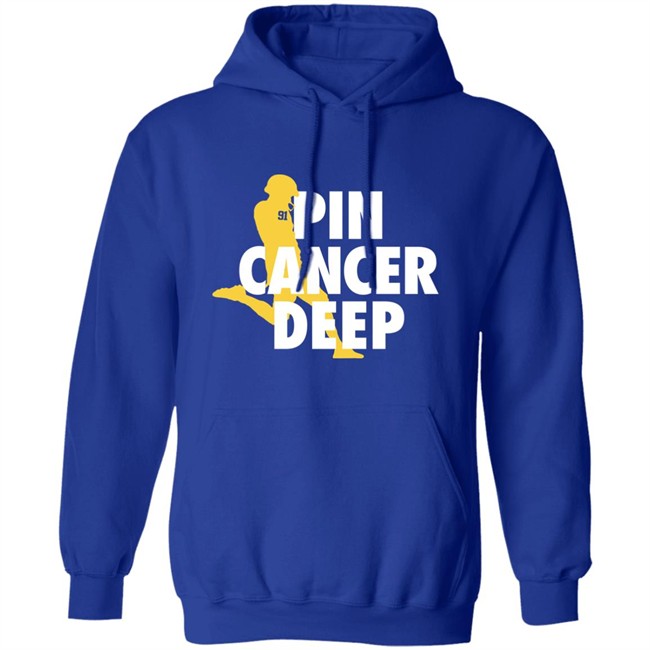 Pin Cancer Deep Brad Robbins 91 T Shirt Blue By Ninety Shop Merch Blue By 90 Pin Cancer Deep Brad Robbins 91 T Shirt Blue By Ninety Shop Merch Blue By 90