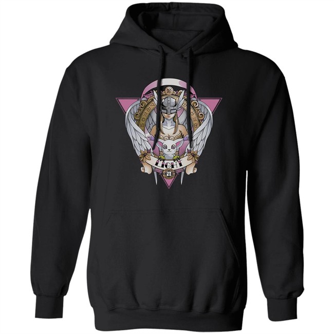 Angewomon Digimon Of Light Angel Wings Cat Gatomon T Shirt Shermie_Cos Angewomon Digimon Of Light Angel Wings Cat Gatomon T Shirt Shermie_Cos