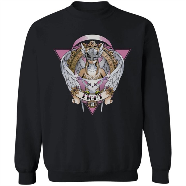 Angewomon Digimon Of Light Angel Wings Cat Gatomon T Shirt Shermie_Cos Angewomon Digimon Of Light Angel Wings Cat Gatomon T Shirt Shermie_Cos