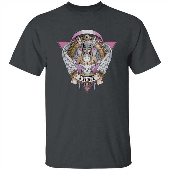 Angewomon Digimon Of Light Angel Wings Cat Gatomon T Shirt Shermie_Cos Angewomon Digimon Of Light Angel Wings Cat Gatomon T Shirt Shermie_Cos
