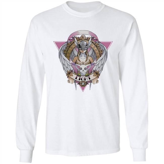 Angewomon Digimon Of Light Angel Wings Cat Gatomon T Shirt Shermie_Cos Angewomon Digimon Of Light Angel Wings Cat Gatomon T Shirt Shermie_Cos