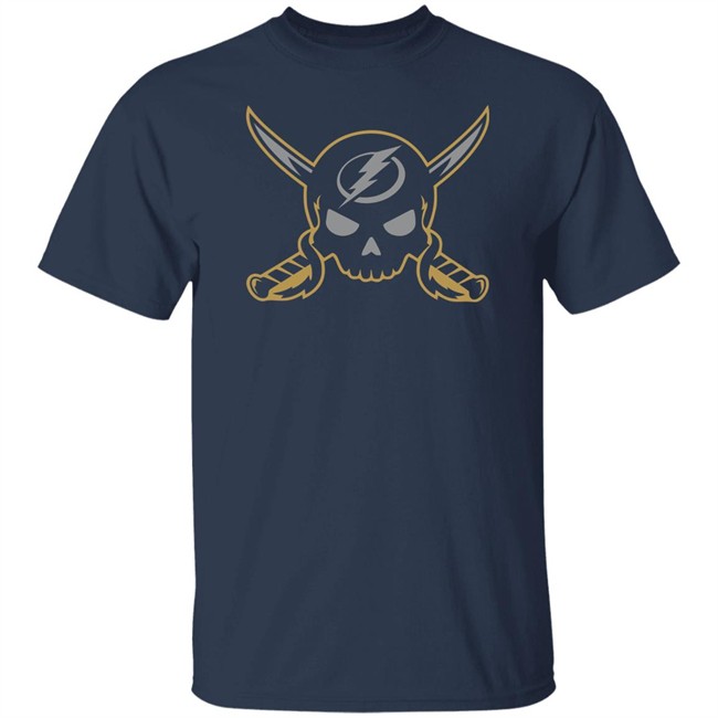 Tampa Bay Sports Tampa Bay Lightning Gasparilla Inspired T Shirt Tampa Bay Sports Tampa Bay Lightning Gasparilla Inspired T Shirt