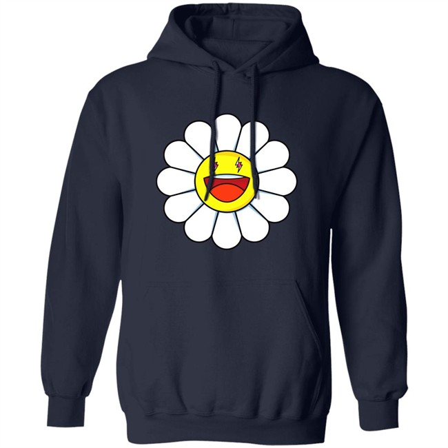 J Balvin Merch Blanco Large Flower Hoodie J Balvin Merch Blanco Large Flower Hoodie