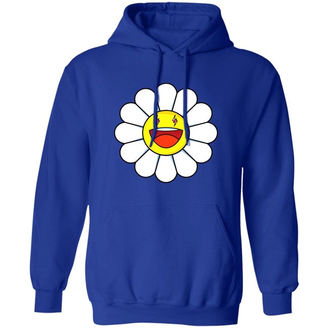J Balvin Merch Blanco Large Flower Hoodie J Balvin Merch Blanco Large Flower Hoodie