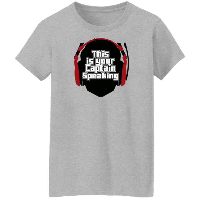 Captainsparklez Merch This Is Your Captain Speaking Shirt Captainsparklez Merch This Is Your Captain Speaking Shirt