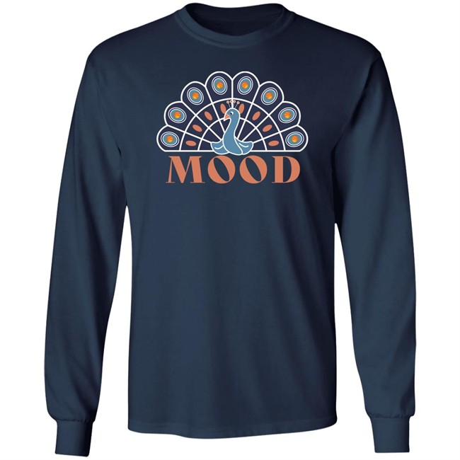Hope Nichols The Peacock Mood Tee Shirt Scarlet And Gold Shop Hope Nichols The Peacock Mood Tee Shirt Scarlet And Gold Shop