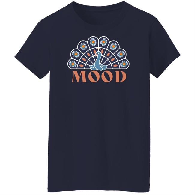 Hope Nichols The Peacock Mood Tee Shirt Scarlet And Gold Shop Hope Nichols The Peacock Mood Tee Shirt Scarlet And Gold Shop