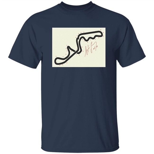 Matt Bishop Ayrton Senna's Hand-Drawn Map Of The Suzuka Gp 1993 Long Sleeve T Shirt Matt Bishop Ayrton Senna's Hand-Drawn Map Of The Suzuka Gp 1993 Long Sleeve T Shirt