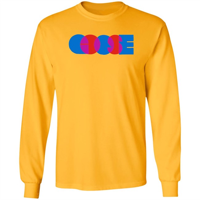 Goose Merch Goose Stacked Logo Shirt Goose Merch Goose Stacked Logo Shirt