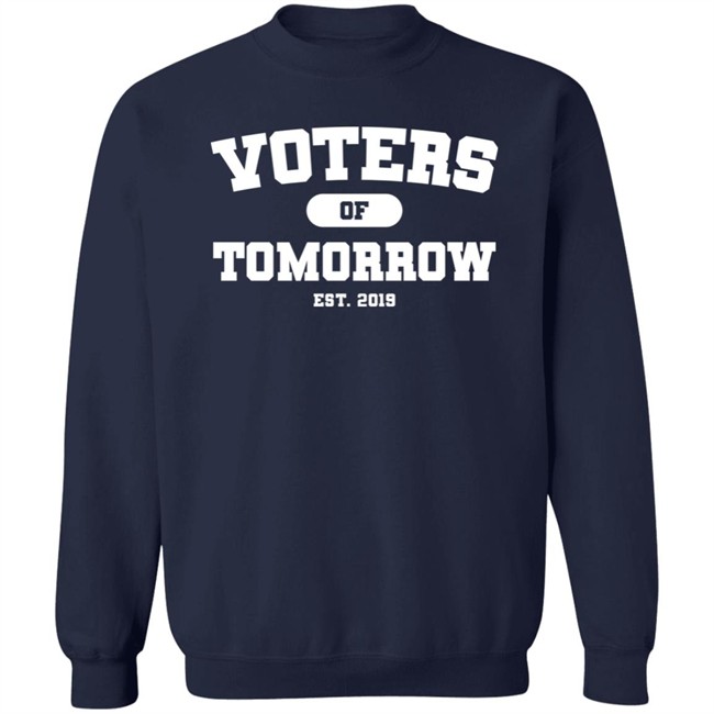 Team Democracy Crewneck Est 2019 Sweatshirt Voters of Tomorrow Merch Team Democracy Crewneck Est 2019 Sweatshirt Voters of Tomorrow Merch