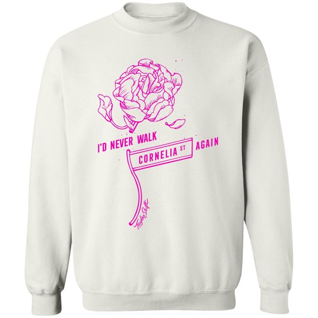 Taylor Swift Merch I'd Never Walk Cornelia St Again Shirt Cat From The Vault Taylor Swift Merch I'd Never Walk Cornelia St Again Shirt Cat From The Vault