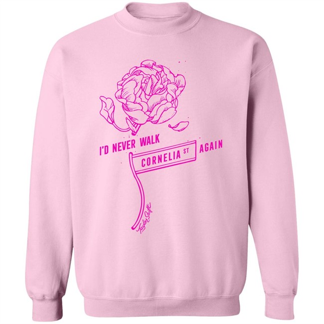 Taylor Swift Merch I'd Never Walk Cornelia St Again Shirt Cat From The Vault Taylor Swift Merch I'd Never Walk Cornelia St Again Shirt Cat From The Vault