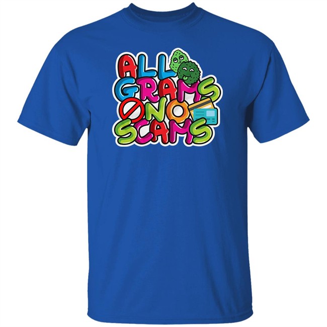 Tokaveli All Grams No Scams T Shirt Tokaveli All Grams No Scams T Shirt