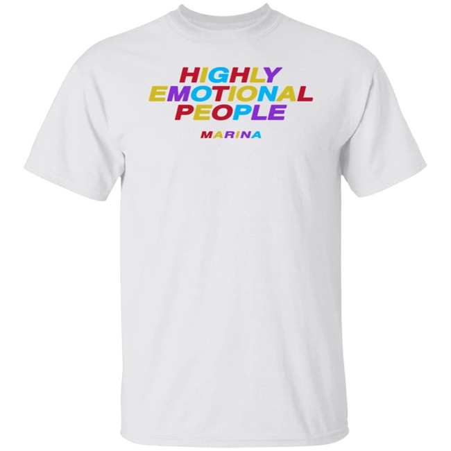 Marina Merch Highly Emotional People Long Sleeve T Shirt Marina Merch Highly Emotional People Long Sleeve T Shirt