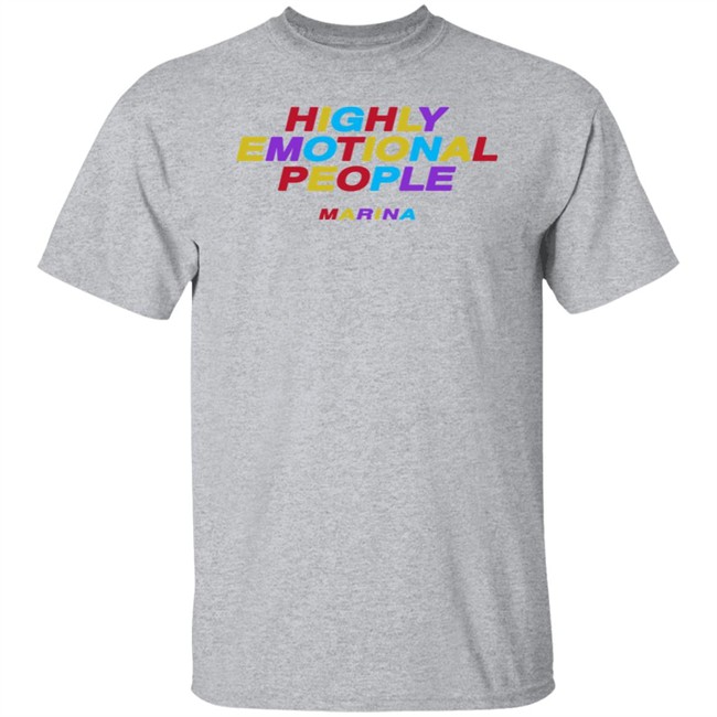 Marina Merch Highly Emotional People Long Sleeve T Shirt Marina Merch Highly Emotional People Long Sleeve T Shirt