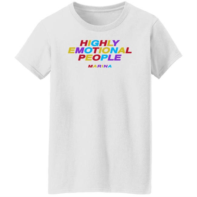 Marina Merch Highly Emotional People Long Sleeve T Shirt Marina Merch Highly Emotional People Long Sleeve T Shirt