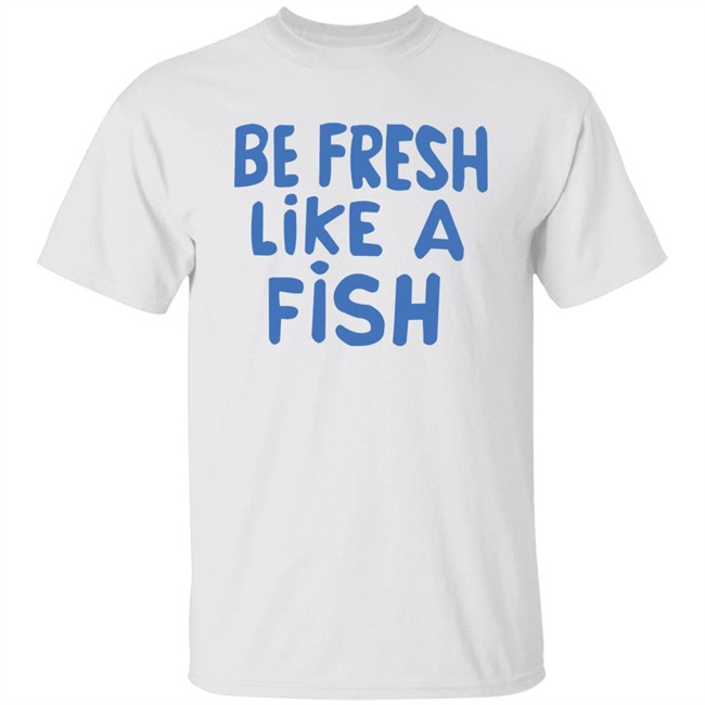 Anthony Kiedis Be Fresh Like A Fish T Shirt Red Hot Chili Peppers