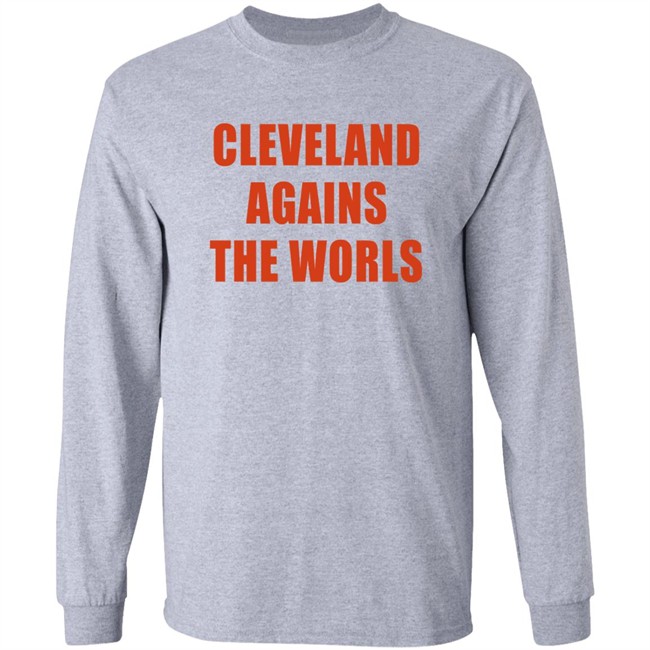 Brown Spider CLE Cleveland Against The Worls Shirt Brown Spider CLE Cleveland Against The Worls Shirt